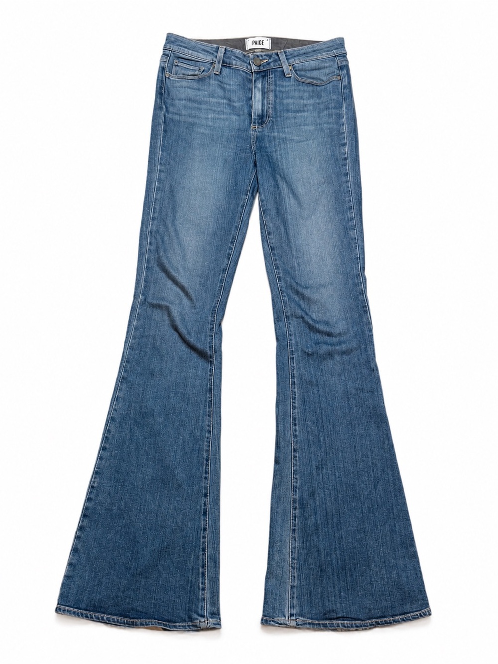 PAIGE High Rise Bell Canyon Flare Jeans Size 28